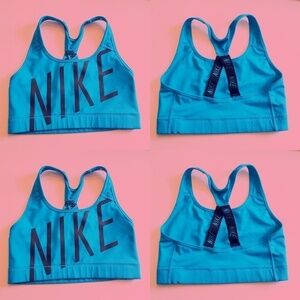 Nike logo dri fit sports bra